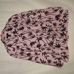 Silkland Women's Plus Size 100% Silk, Button Down, Long Sleeved Blouse. Sz 2X.